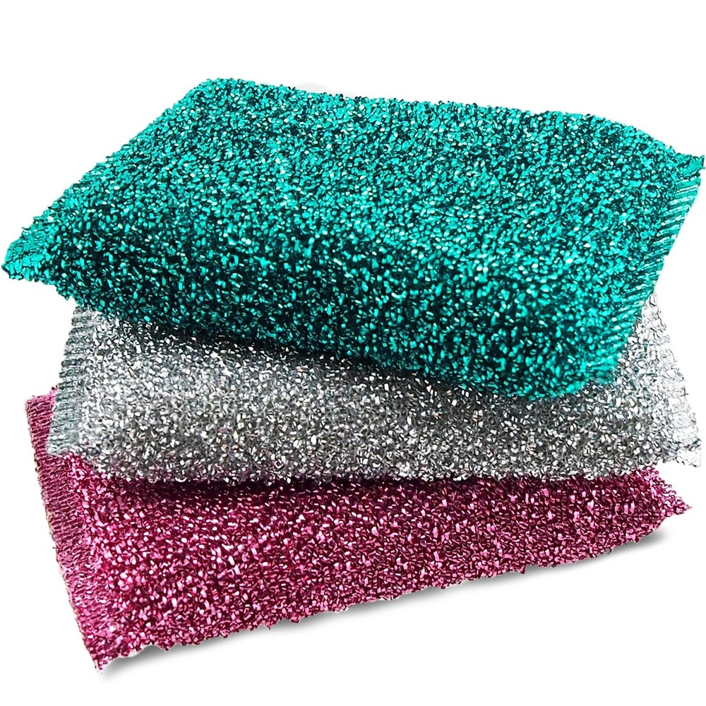 Sponges for Kitchen (3Pc Pack) - Non Scratch Dish Sponge or Dish Scrubber for...
