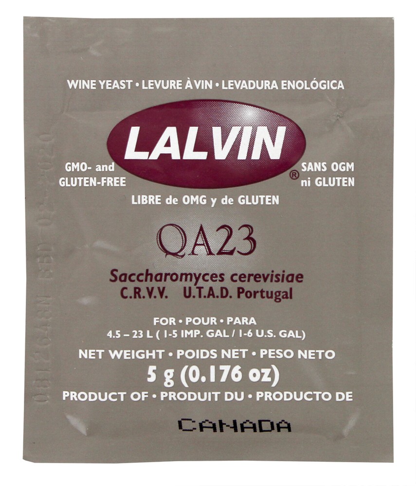 Lalvin QA23 Wine Yeast- 10 Packets