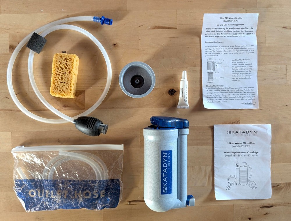 Katadyn Hiker Pro Microfilter Backpacking Water Filter Kit