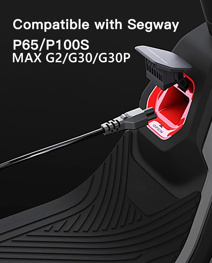 Pure Copper 10ft Charging Cable for Ninebot MAX G Series - Reliable & Efficient