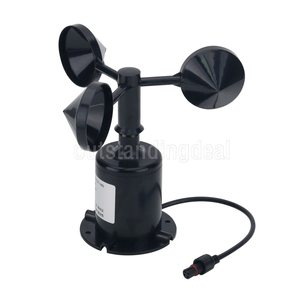 Wind Speed Sensor with 0-5V Output Applied to Construction Site Tower Cranes