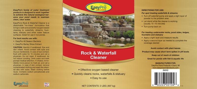 EasyPro Dry Rock & Waterfall Cleaner