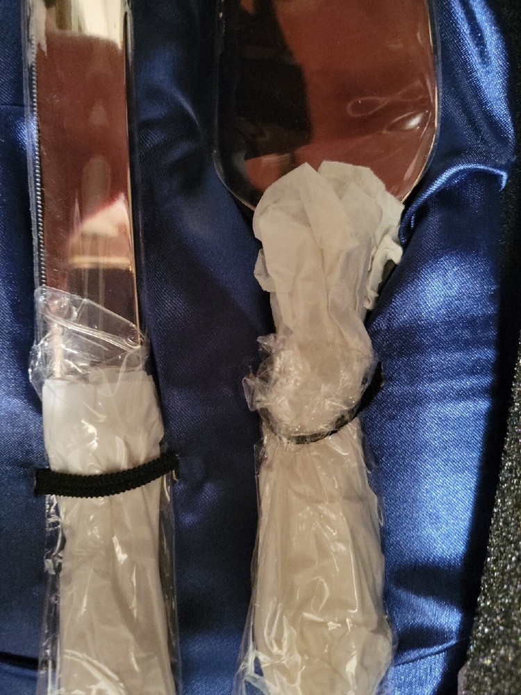 Vintage Things Remembered Silver Wedding Server Set