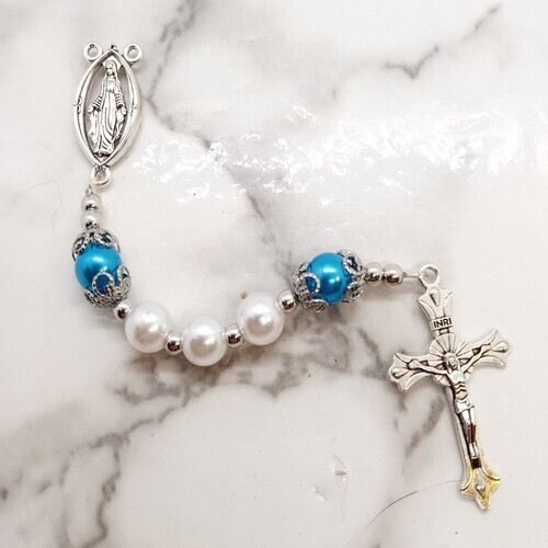 Personalized Custom Rosary Prayer Beads Crucifix with name
