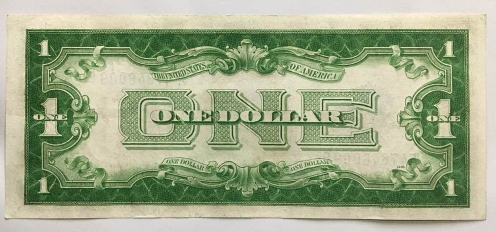 1928 B $1 SILVER CERTIFICATE “FUNNYBACK” AU