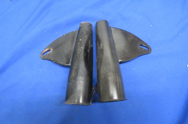 BSA B25 B44 Fork Covers / Head Light Ears, Matched Set # 97-3693 97-3694