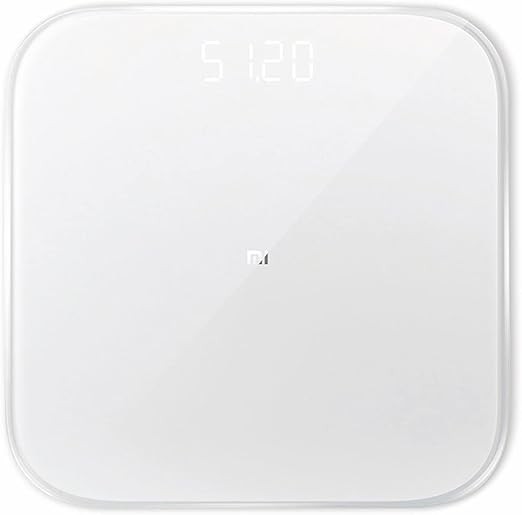 Xiaomi mi Smart Scale 2 Weight Loss Test Health with Mi Fit App, White