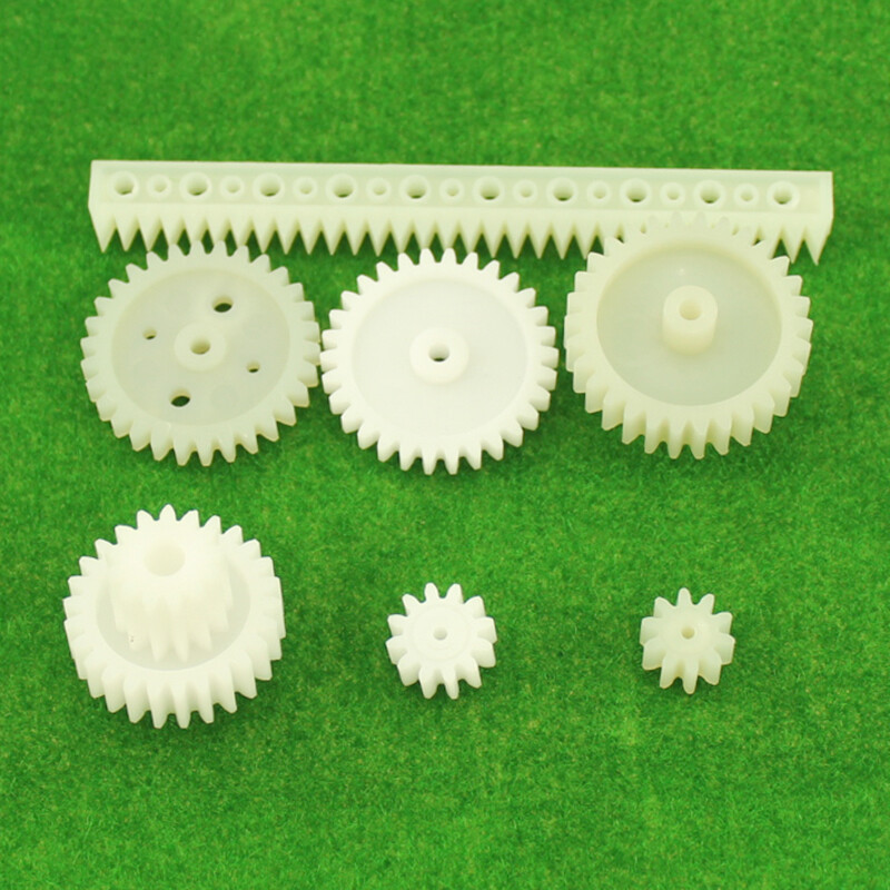 Plastic Gear 10/26/30 Teeth 1 Module Nylon Gear Wheels & Gear Interlocking Rack