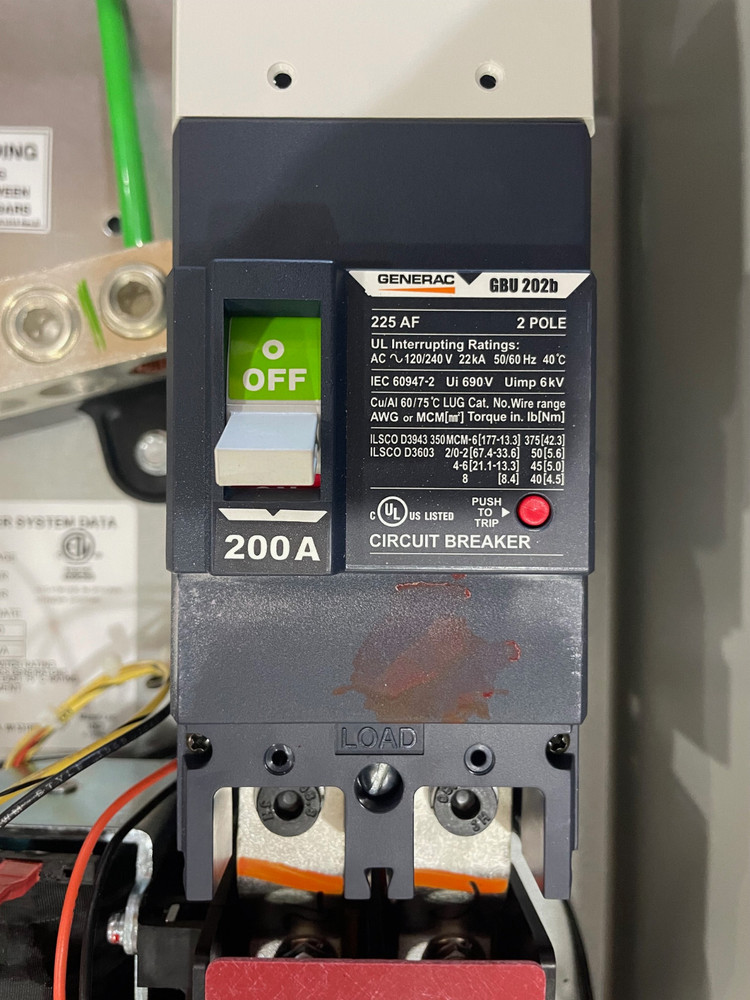 Generac CXSW200A3 200 Amp Automatic Transfer Switch