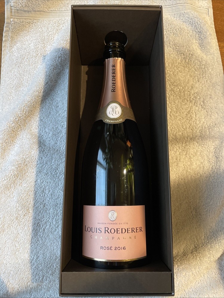 EMPTY BOTTLE Louis Roederer Rose Champagne with Box
