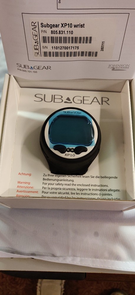 SUBGEAR by SCUBAPRO XP10 Wrist Dive Computer