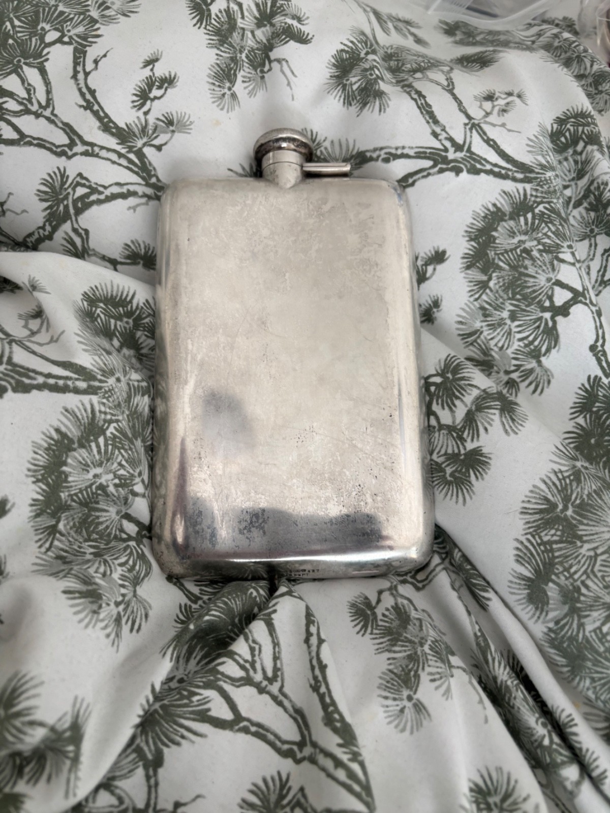 Sterling Silver Large Flask 6.7 Troy Ounces