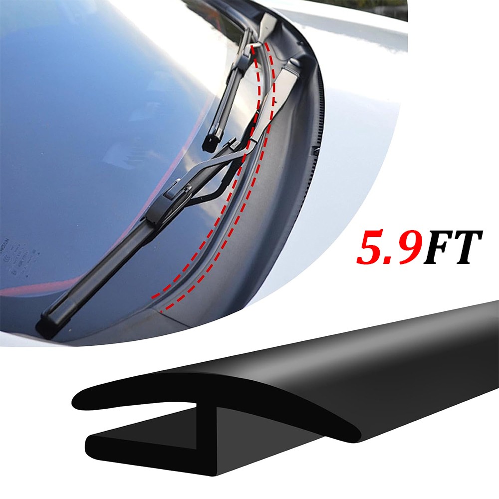 6Ft For BMW Accessories Rubber Front Windshield Panel Seal Strip Moulding Trim