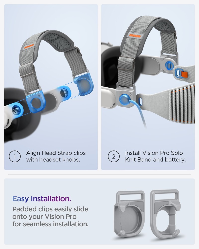 Spigen [DR210] Padded Head Strap for Apple Vision Pro Head Strap