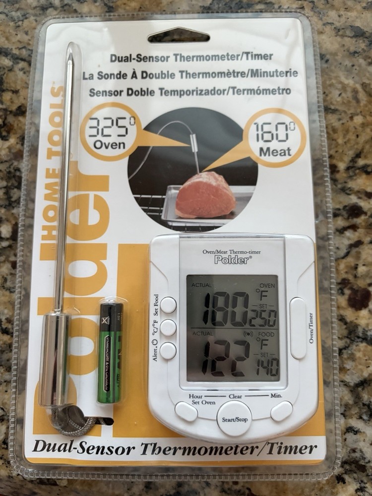 Polder Dual Sensor Thermometer NEW SEALED