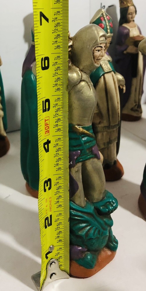 Vintage Hand Painted Chess Figures (29)