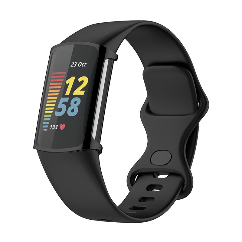 For Fitbit Charge 6 TPU Full Protect Screen Protector Case Shockproof Cover