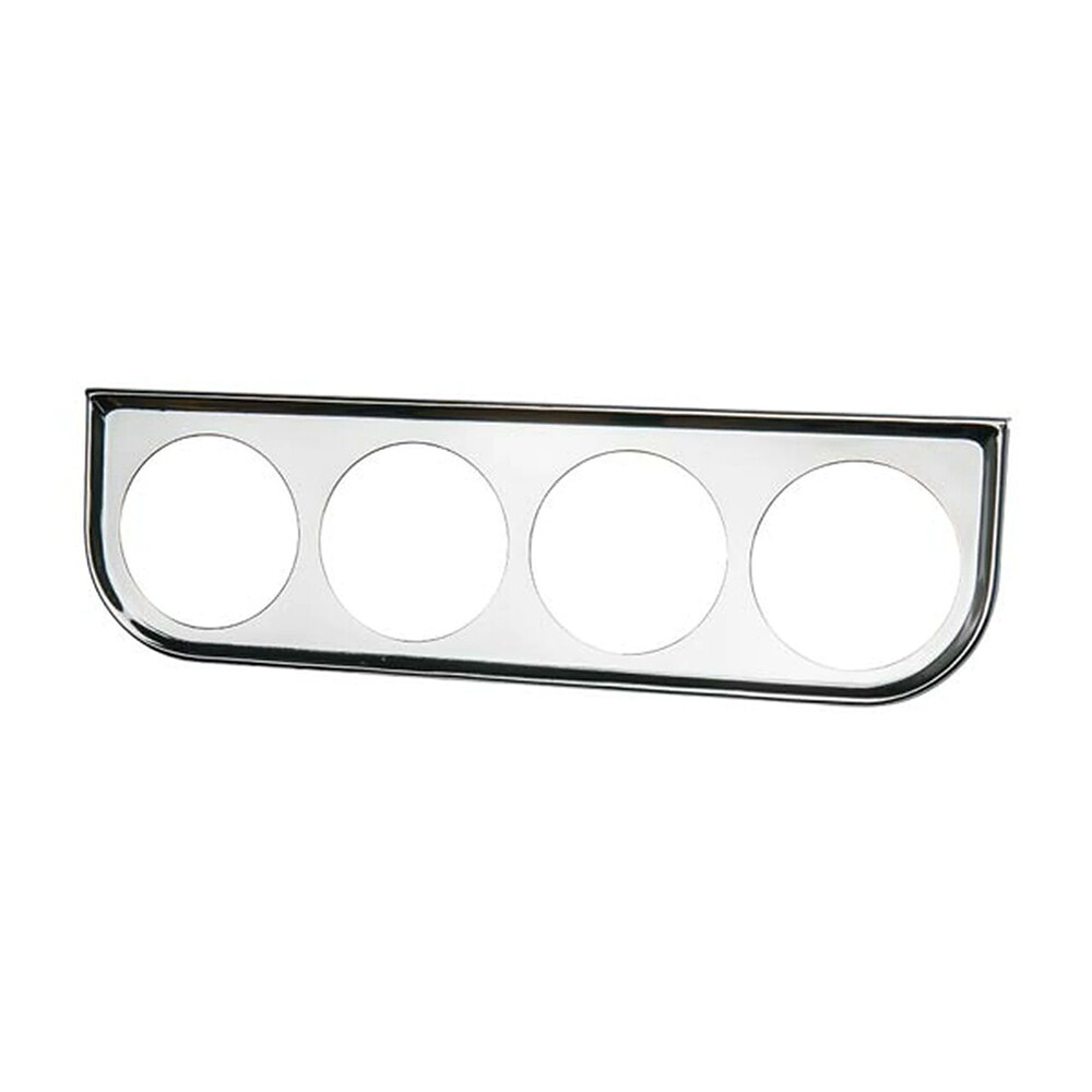 GlowShift Universal Chrome Quad Gauge Under Dash Mounting Bracket Pod 52mm
