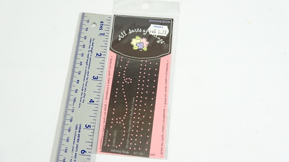Stitching Guide Lasting Impressions Embossing Stencil Template SG300 - 2003