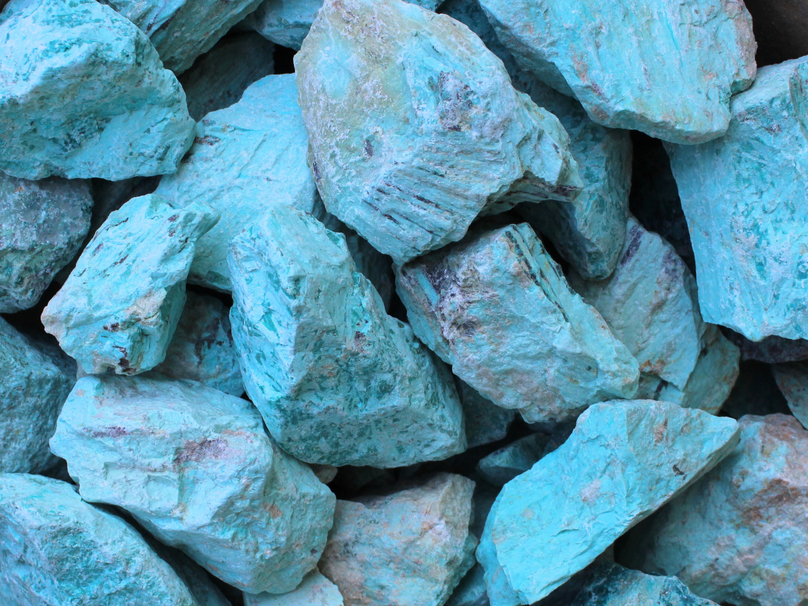Turquoise - Rough Rocks for Tumbling - Bulk Wholesale 1LB options