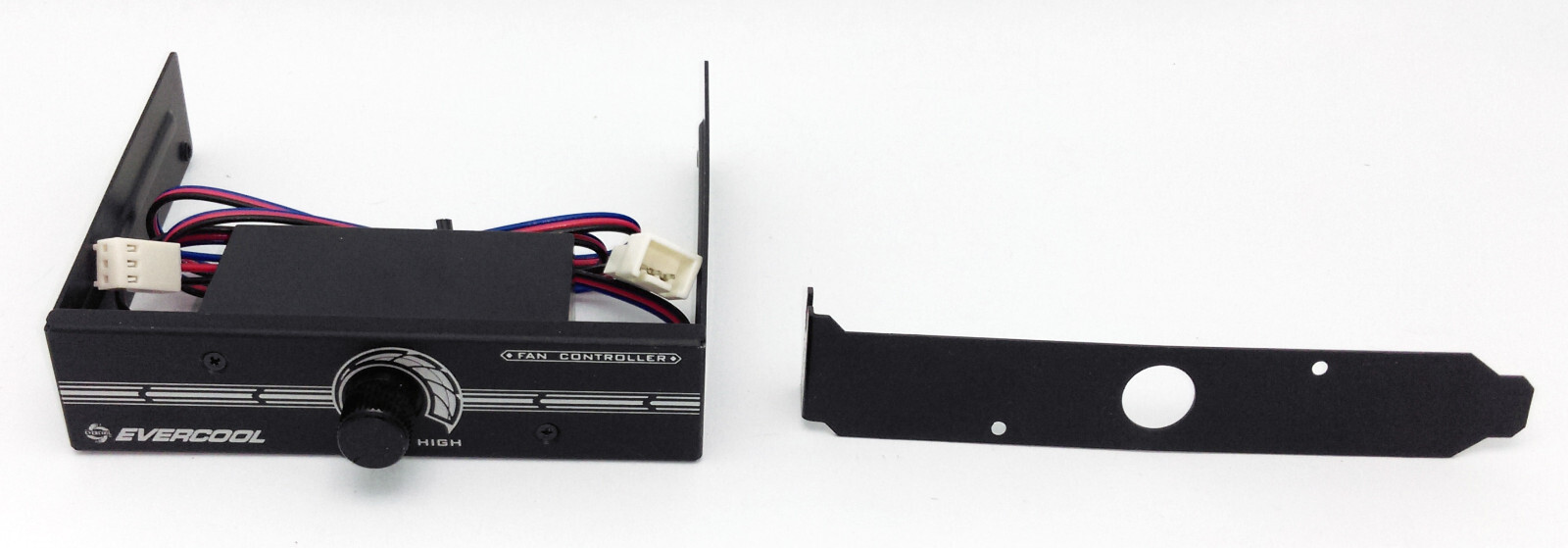 New Evercool Twister Black 3.5" Front Panel Bay or PCI Slot Fan Speed Controller