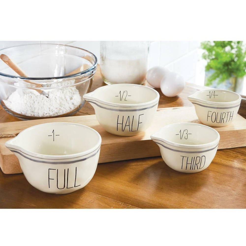 Bistro Collection Baking 4 Pc Measuring Cup Kitchen Set