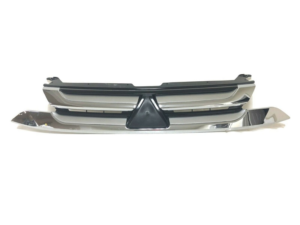 For 2016-2018 Mitsubishi Outlander Front Bumper Upper Grille Chrome MI1200264