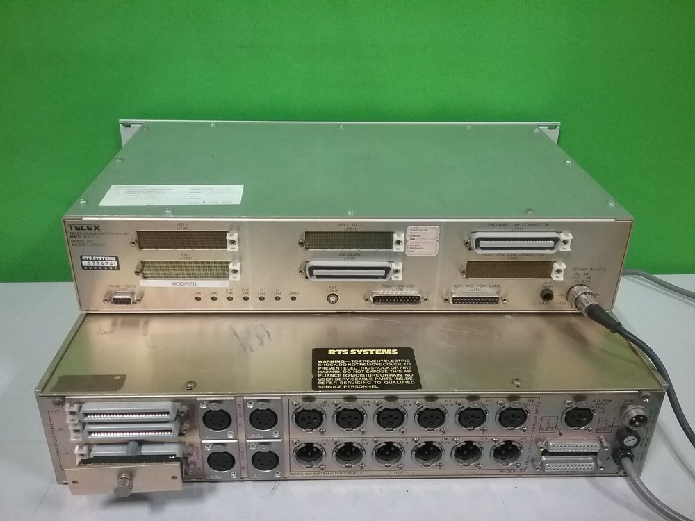 Telex RTS 803 Master Station + RTS 862 Intercom System Interconnect