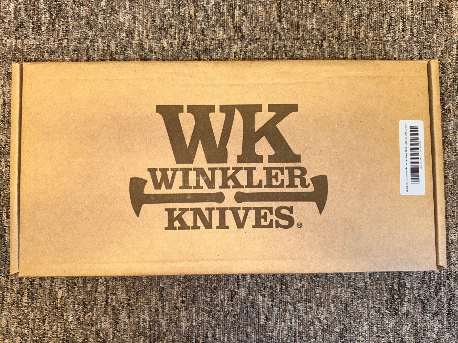 RARE Winkler Combat Hammer Axe TAD Edition OD Green