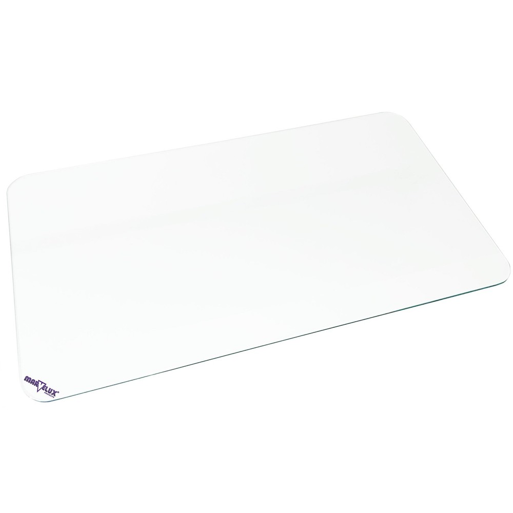Marvelux Tempered Glass Desk Pad, Clear Surface Protector, Multi-Pu... Fast Ship