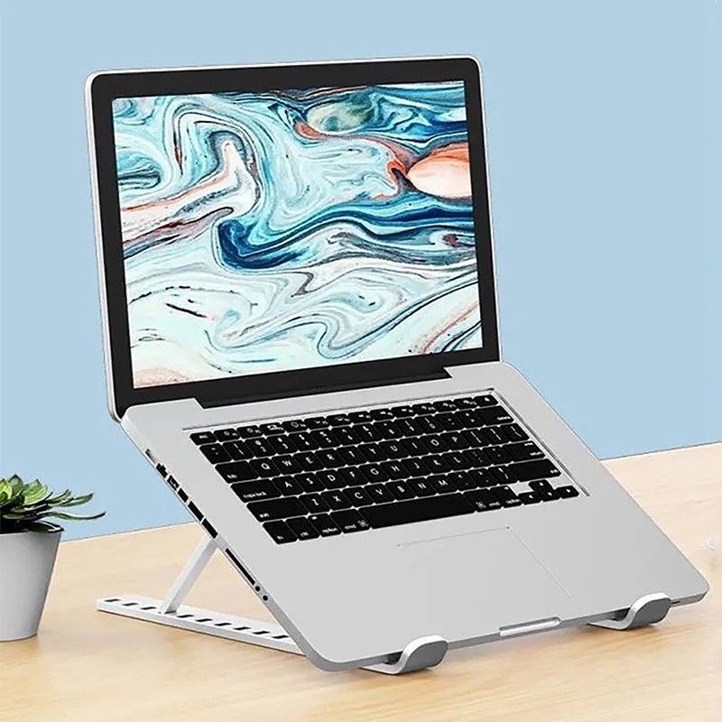 Universal Laptop Stand Adjustable Foldable Non Slip Cooling Base Holder PC