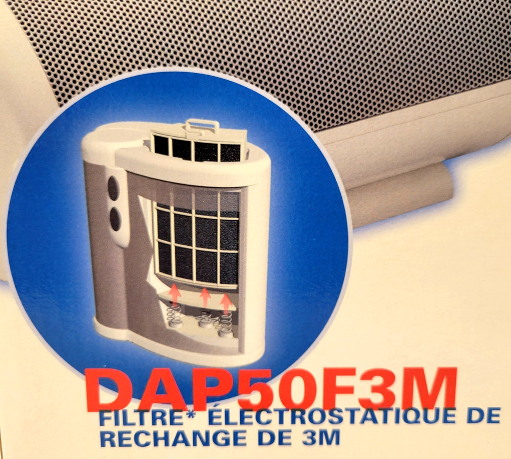 DeLonghi FreshZone DAP50F3M Electrostatic Replacement Air Purifier Filter 3M NEW