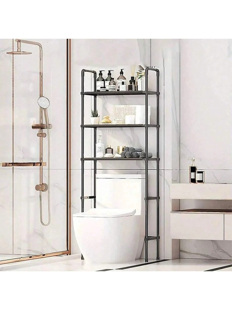 Multi-Layer Toilet Rack: Bathroom Storage Organizer