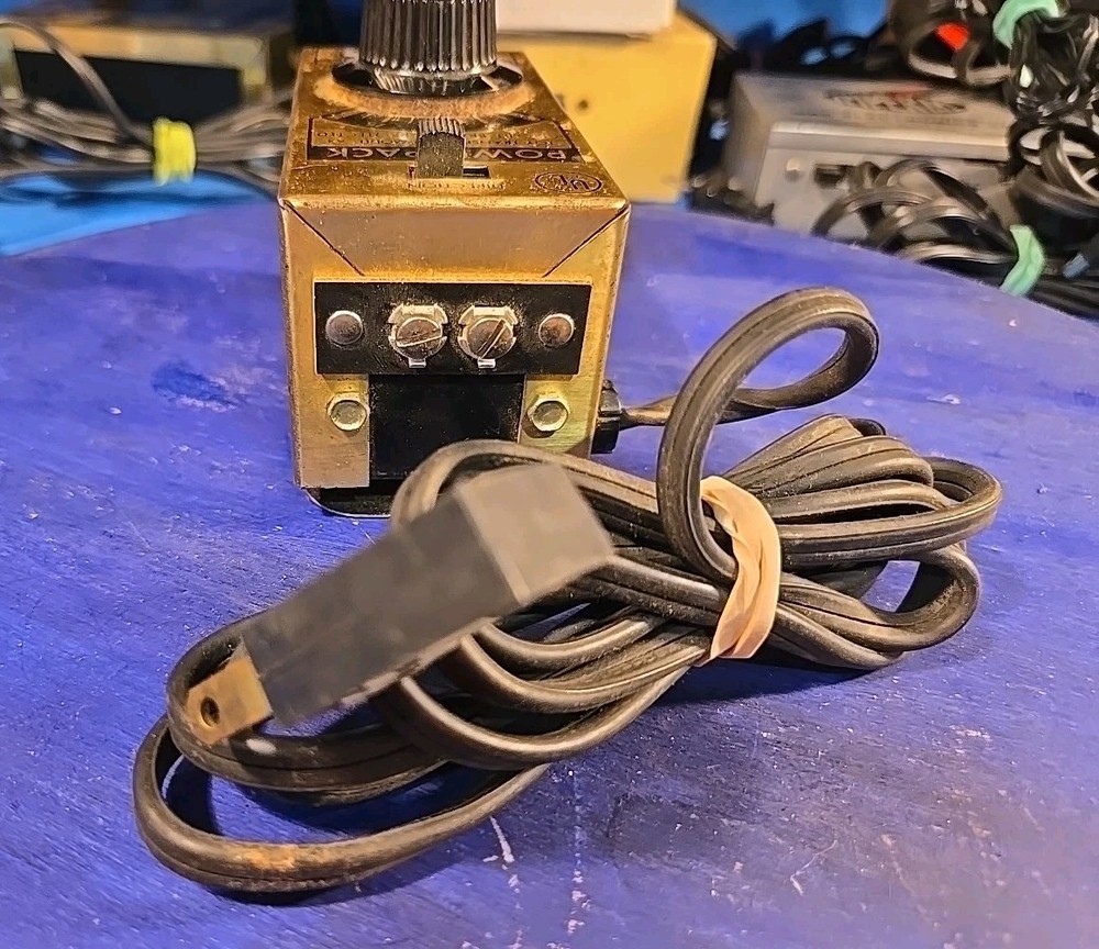 MODEL RECTIFIER CORP, POWERPACK TOY TRANSFORMER, MODEL 64, TESTED WORKS GREAT
