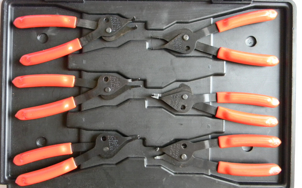 MATCO TOOLS 9PC COMBINATION INTERNAL/EXTERNAL SNAP RING PLIER SET #MST960