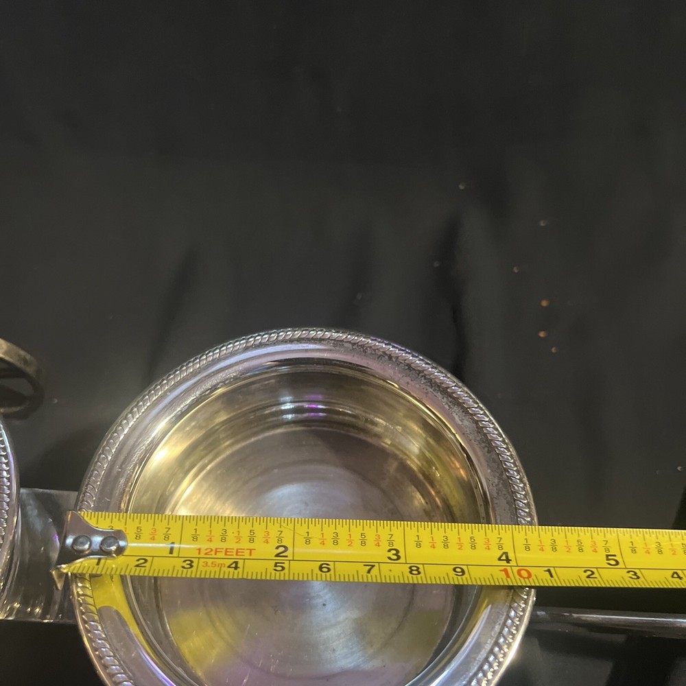 VINTAGE F.B. ROGERS SILVERPLATE "WAGON" Condiment Holder