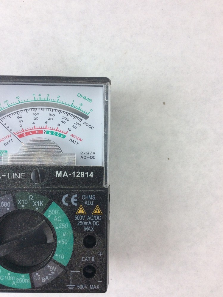 MA-Line Pocket Analog Multimeter MA-12814