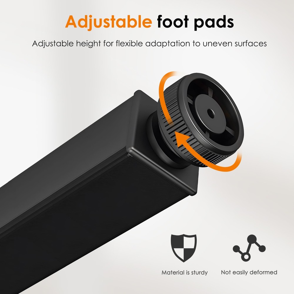 31.5 Inch Black Walnut Small Computer Desk Adjustable Home Office Table