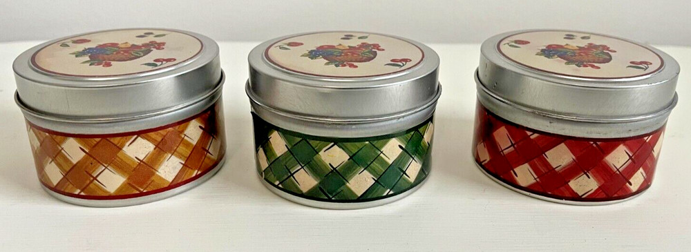 Longaberger Three Piece Kitchen Candle Set - 7126