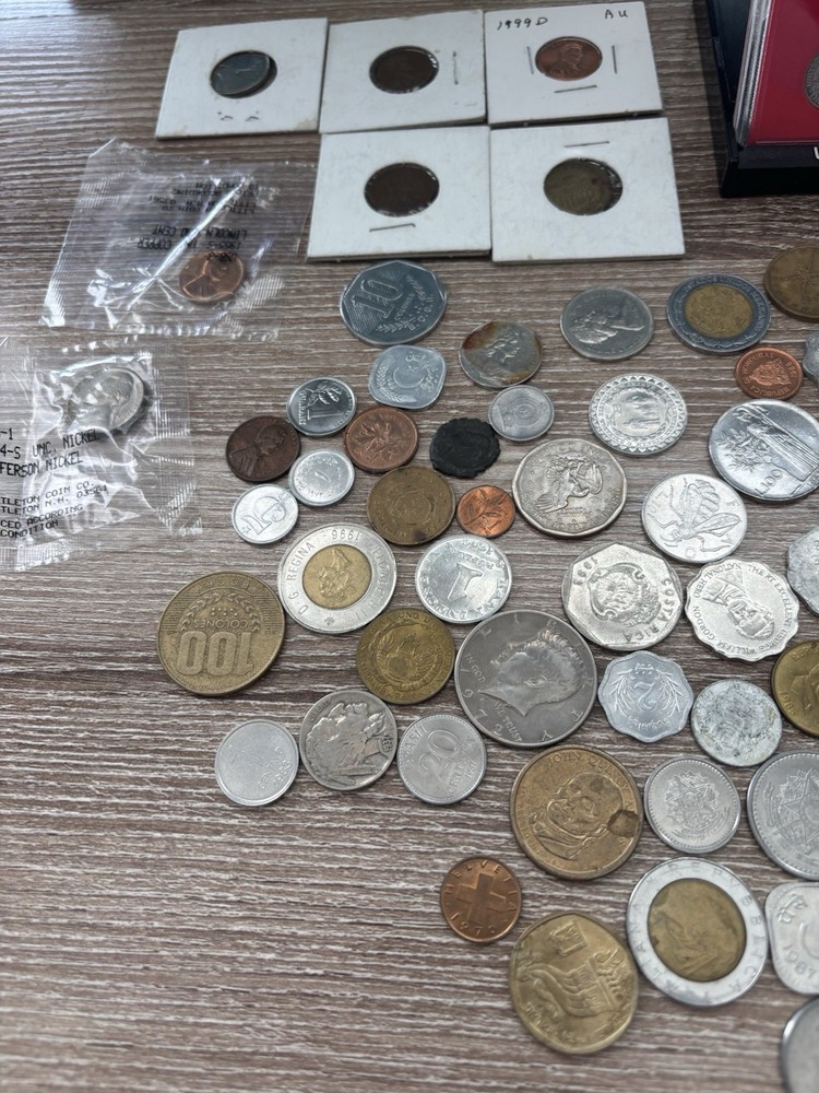 Mixed World & US Coin Collection, Multiple Countries, 1982 US Proof Set ￼￼