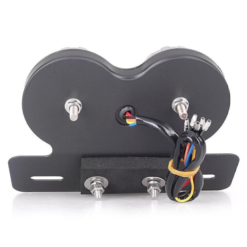 Universal Smoke Trinity Integrated Tail Light with License Plate Light