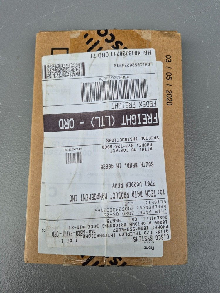 New In Box Genuine Cisco CS-KITPLUS-WMK= Wall Mount Kit Cisco Spark Codec Plus