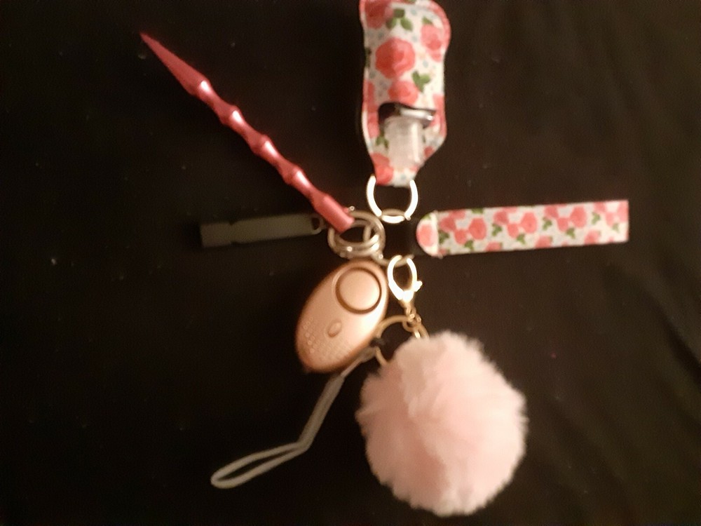 self defense key chain multi color