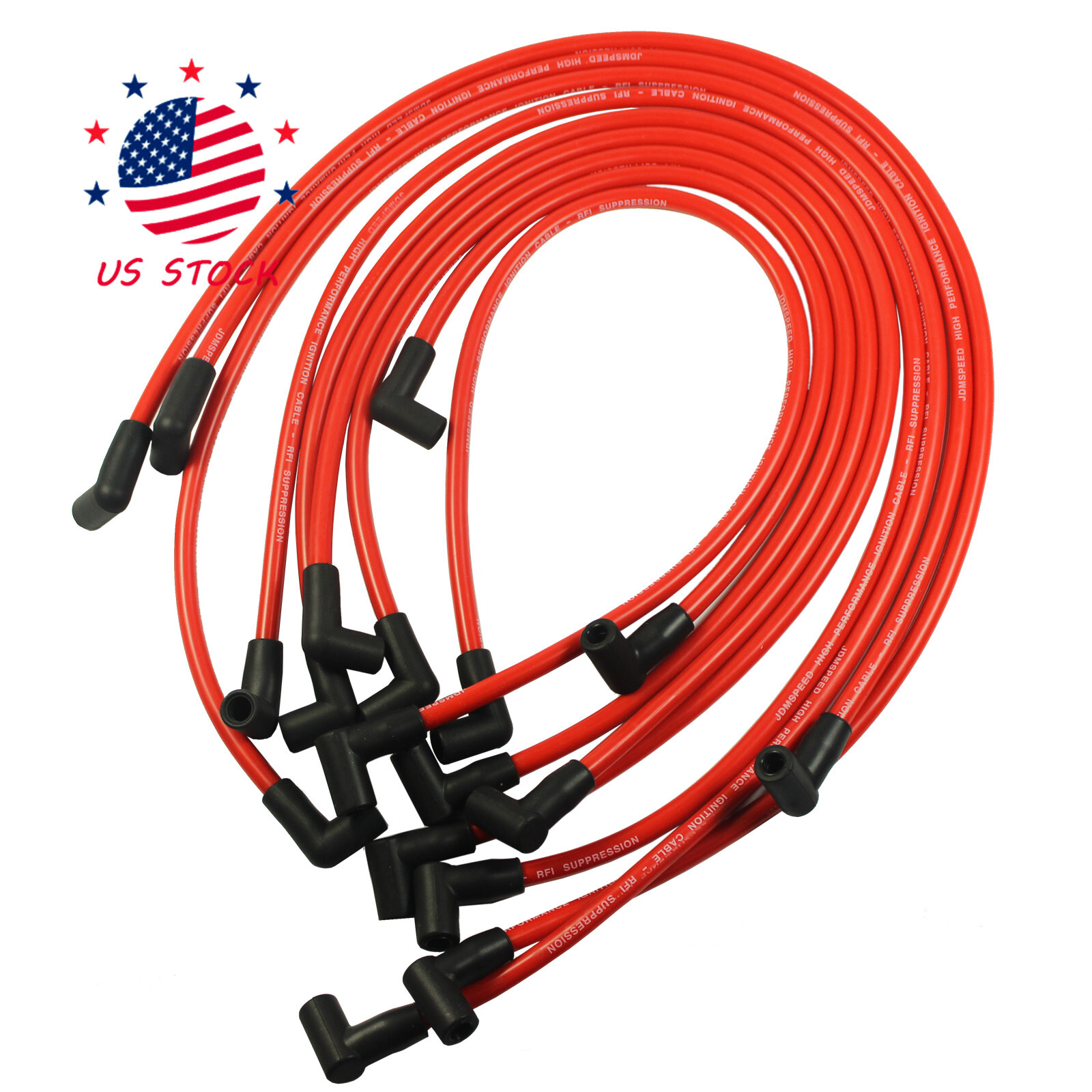 10.5 MM High Performance Spark Plug Wire Set HEI SBC BBC 350 383 454 Electronic