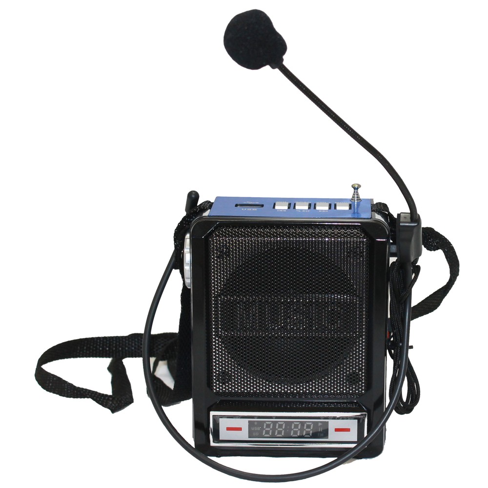 Technical Pro Rechargeable Bluetooth Speaker with Wired Headset Mic & LED Light