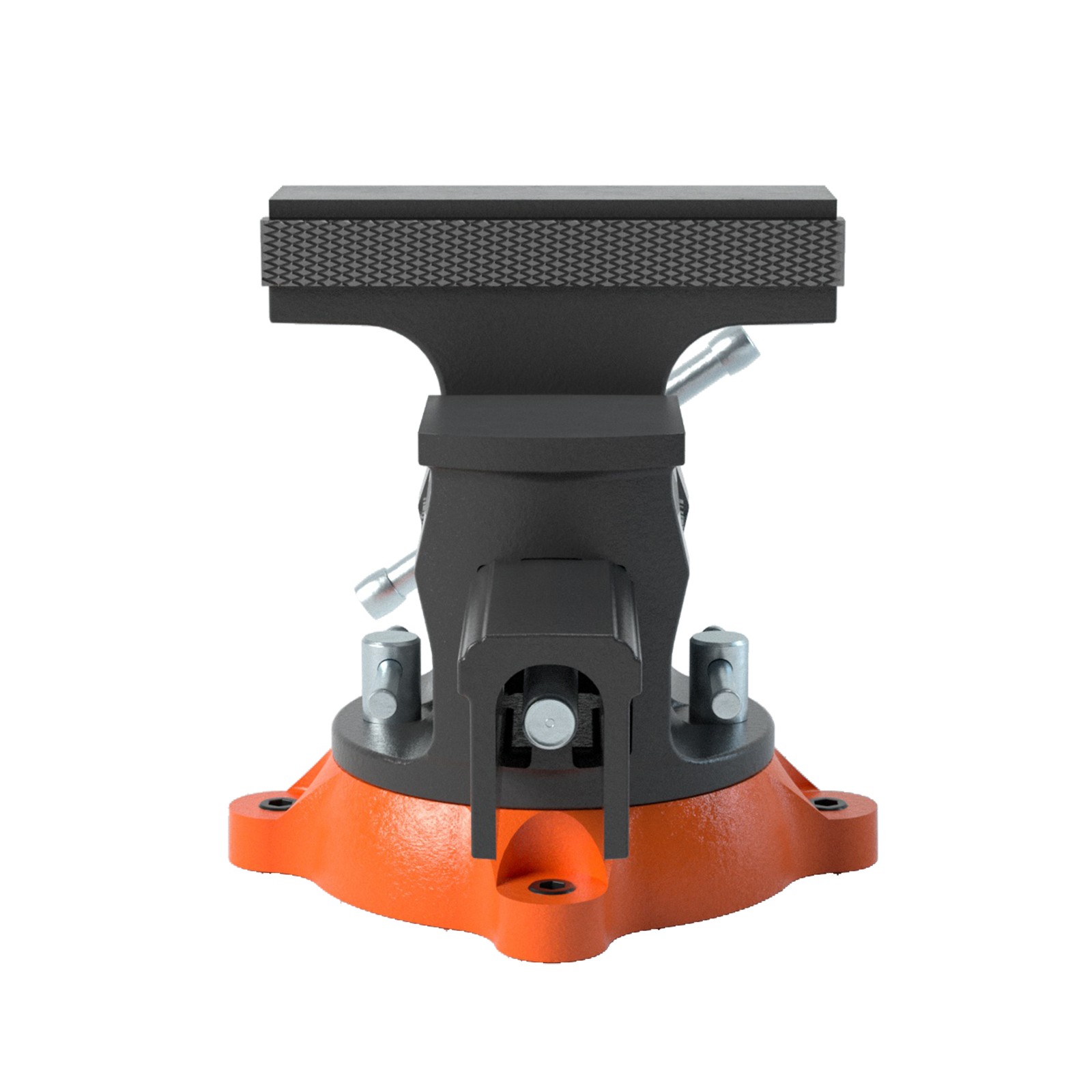 6.5" Bench Vise w/ 360°Swivel Locking Base & Two-way Jaw Ductile Iron