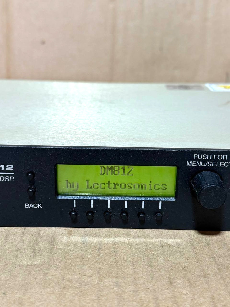 LECTROSONICS INC DM812 DIGITAL AUTOMATIC MATRIX MIXER + DSP