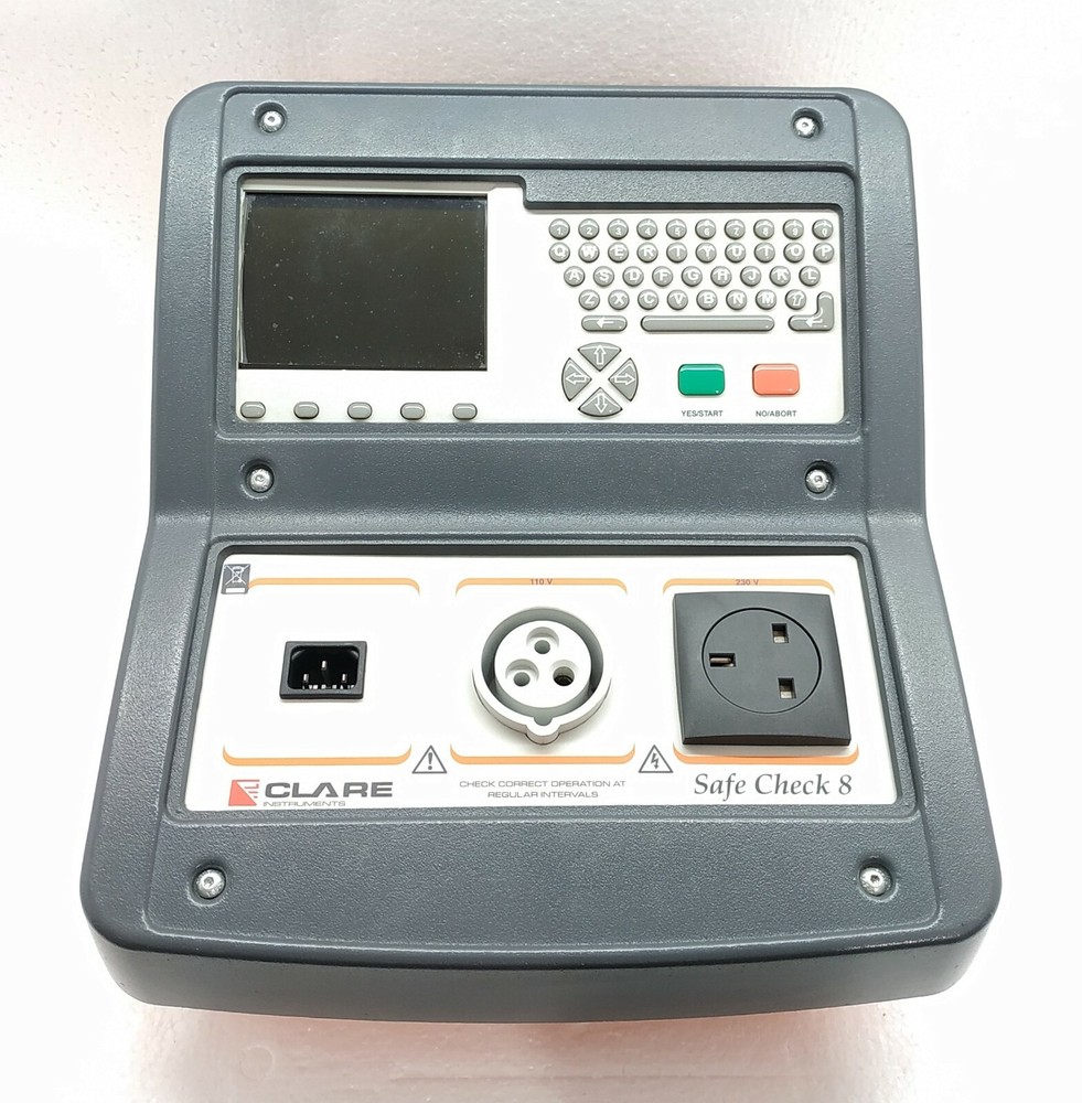 CLARE INSTRUMENTS SAFE CHECK 8 ELECTRICAL SAFETY TESTER