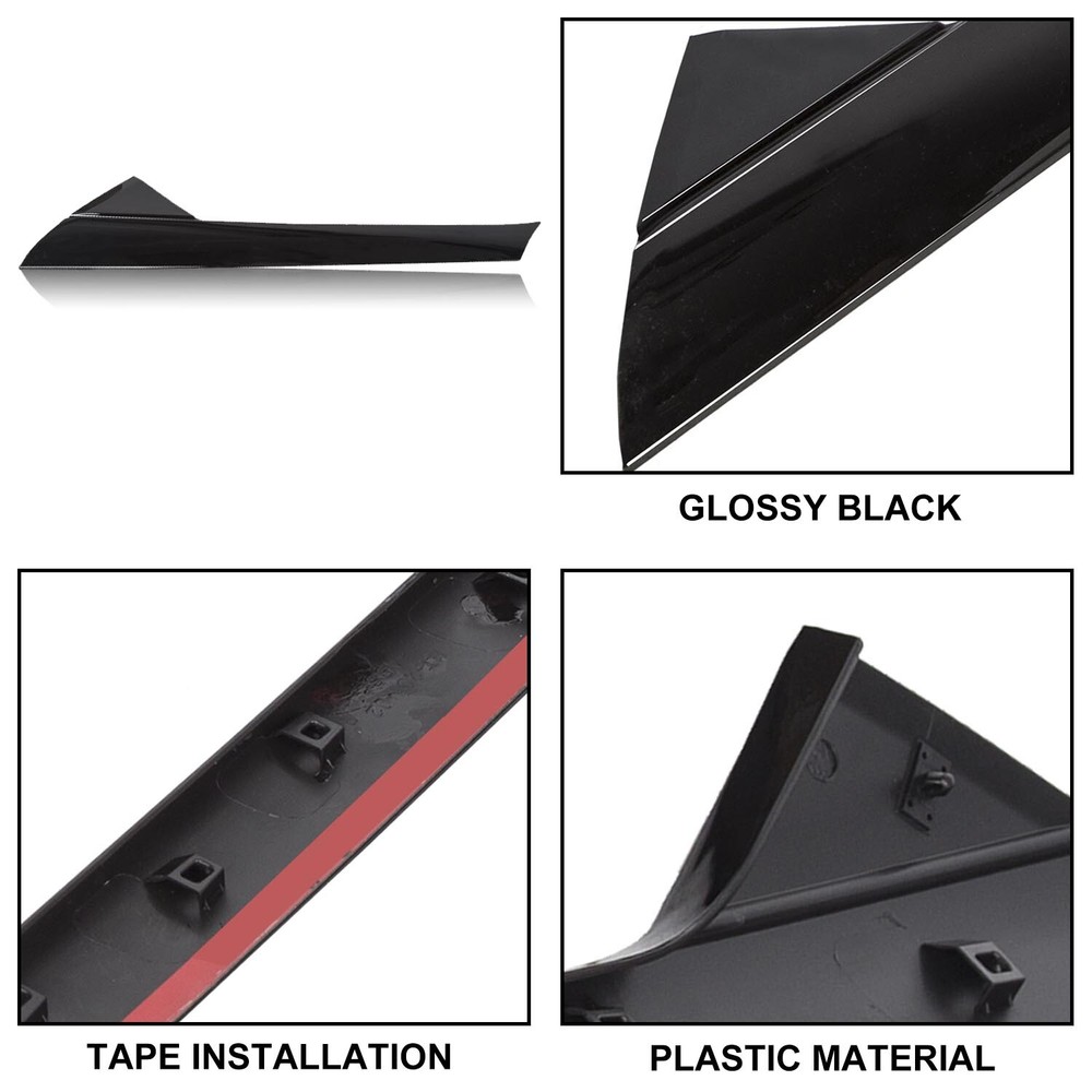 For 2011-19 Ford Explorer Windshield Outer Trim Pillar Molding Seal Right Side