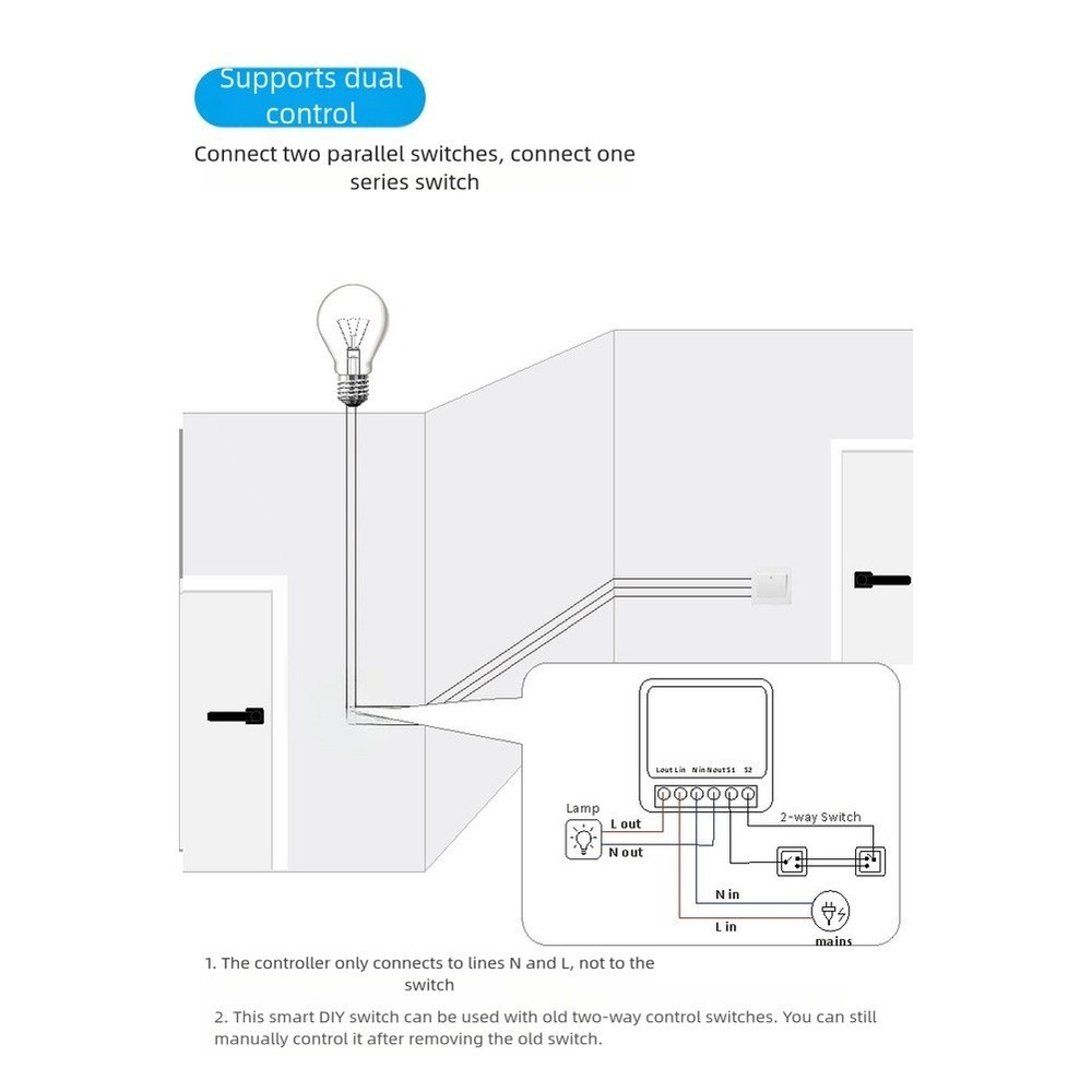 For Tuya For Zigbee Relay Switch Module for Home Curtain Wireless Control
